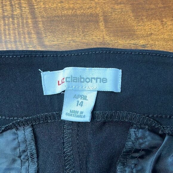 Liz Claiborne April Cropped Pull On Pants Size 14 - Picture 4 of 7